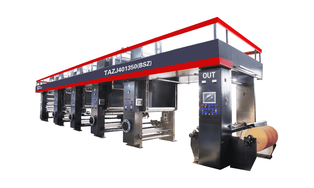 TAZJ401350(BSZ)(CSZ) 4-Foot Medium-High Speed MLS-Type Gravure Printing Machine for Engineered Wood Decorative Paper