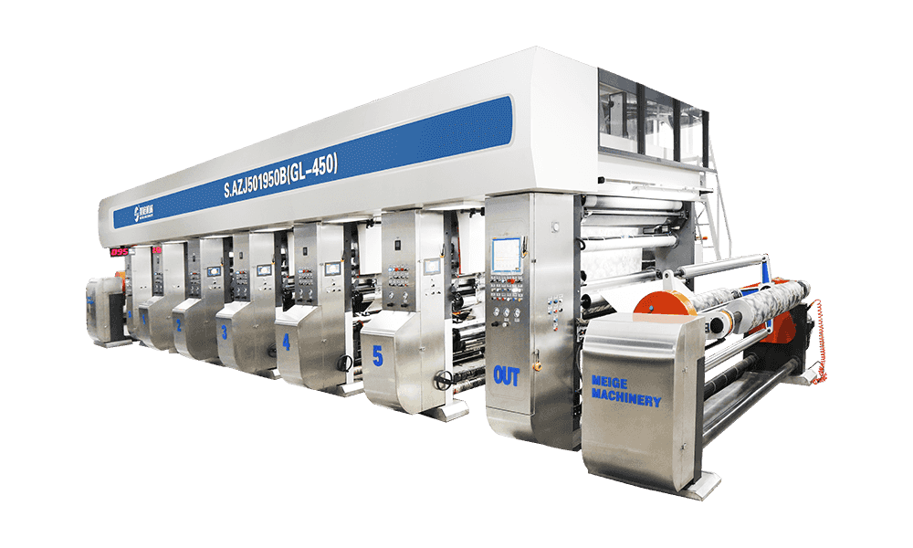 S.TAZJ501950 (GL-450) Textile Transfer Paper (Film) Gravure Printing Machine Suitable for Oil-Based and Water-Based Ink Printing